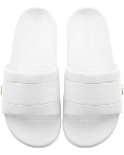 Lacoste Serve Hybrid Sliders - White