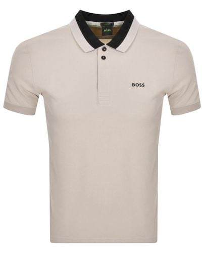 BOSS Boss Paddy 1 Polo T Shirt - Natural