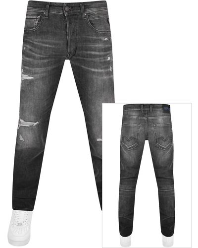 Replay Grover Straight Jeans - Gray