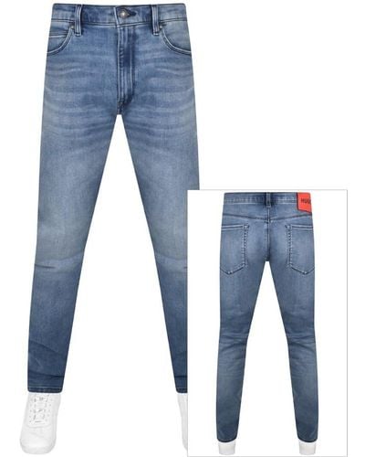 HUGO 708 Slim Fit Jeans - Blue