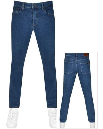 Lyle & Scott Slim Fit Jeans Mid Wash - Blue