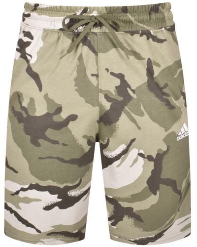 adidas Originals Adidas Camouflage Shorts - Green
