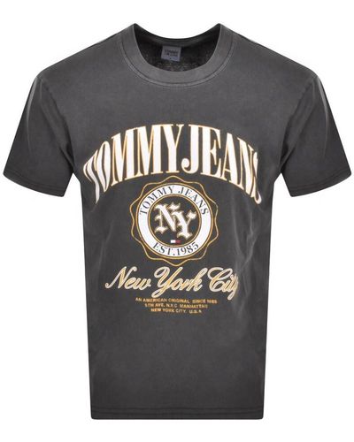Tommy Hilfiger Logo T Shirt - Black