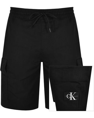 Calvin Klein Jeans Cargo Shorts - Black