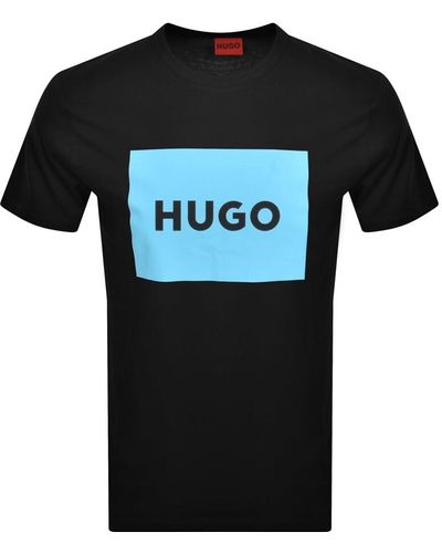 HUGO Dulive Crew Neck T Shirt - Black