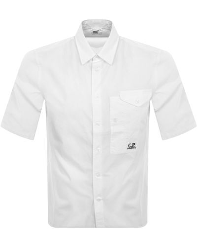 C.P. Company Cp Company Short Sleeve Shirt - White