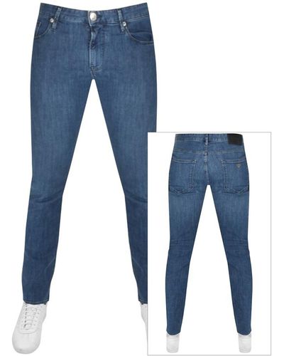 Armani Emporio J06 Jeans Mid Wash - Blue