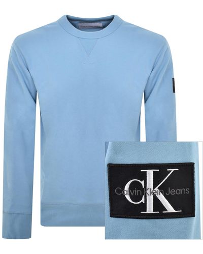 Calvin Klein Jeans Badge Sweatshirt - Blue