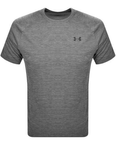 Under Armour Tech Textured T Shirt - Grey