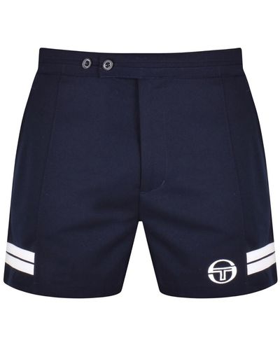 Sergio Tacchini Supermac Tennis Shorts - Blue