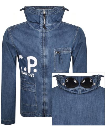 C.P. Company Cp Company goggle Jacket - Blue