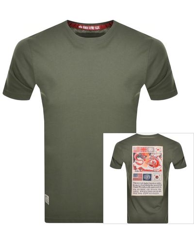 Alpha Industries T-shirts for Men 70% | | to off Online Lyst Sale up