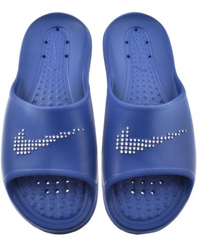Nike Victori Shower Sliders - Blue