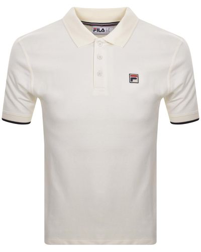 Fila Tipped Rib Basic Polo T Shirt - Grey