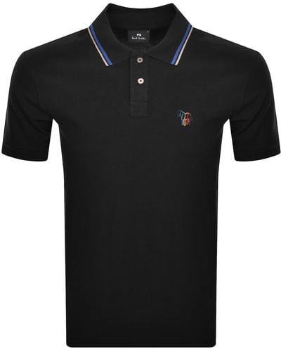 Paul Smith Regular Polo T Shirt - Black