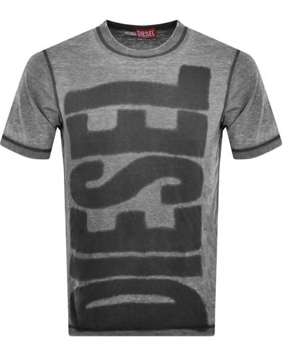 DIESEL T Just L1 T Shirt - Gray