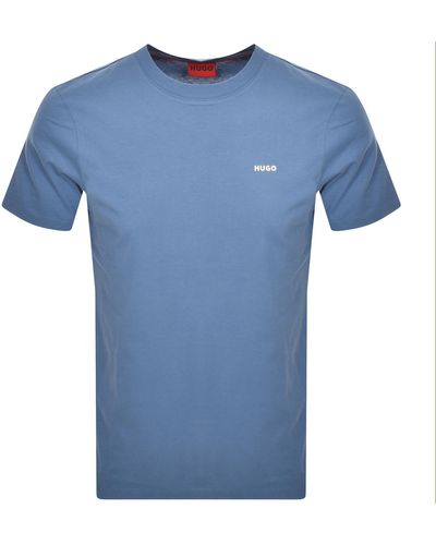 HUGO Dero222 T Shirt - Blue