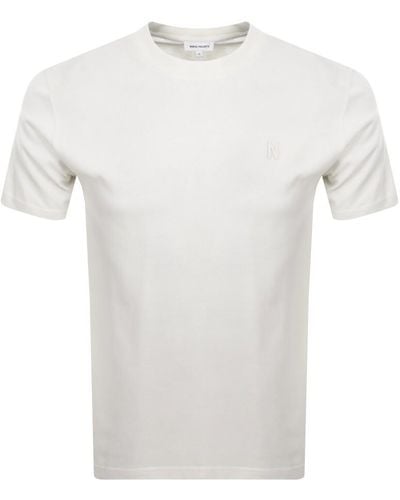 Norse Projects Logo T Shirt Off - White