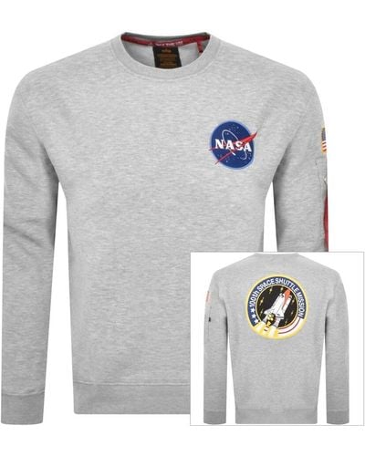 Alpha Industries Space Shuttle Sweatshirt - Grey
