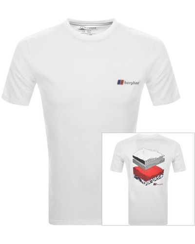 Berghaus Geology Back Print T Shirt - White