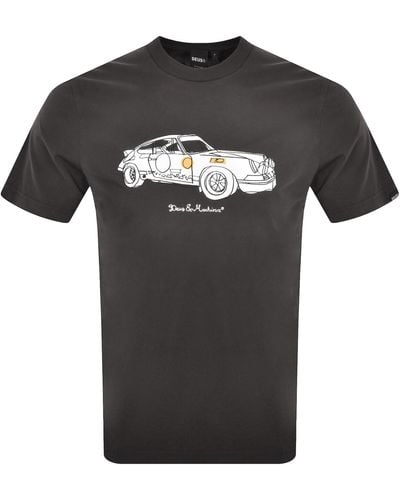 Deus Ex Machina Rally T Shirt - Black