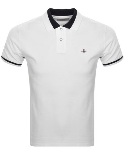 Vivienne Westwood Logo Polo T Shirt - White