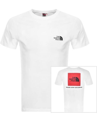 The North Face Red Box T Shirt - White