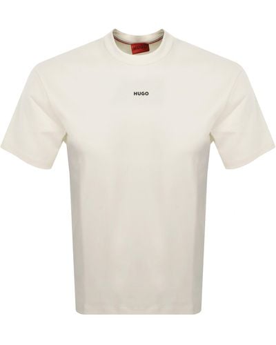 HUGO Dapolino T Shirt Off - White
