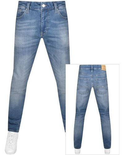 Tommy Hilfiger Original Slim Scanton Jeans in Grey for Men | Lyst UK