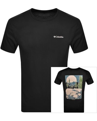 Columbia Rapid Ridge Back Graphic T Shirt - Black