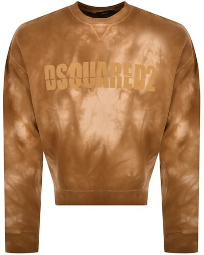 DSquared² Logo Sweatshirt - Brown