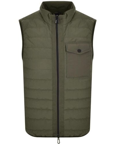 Replay Padded Gilet - Green