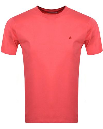 Replay Logo T Shirt - Pink
