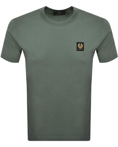 Belstaff Logo T Shirt - Green