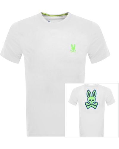 Psycho Bunny Sloan Back Graphic T Shirt - White