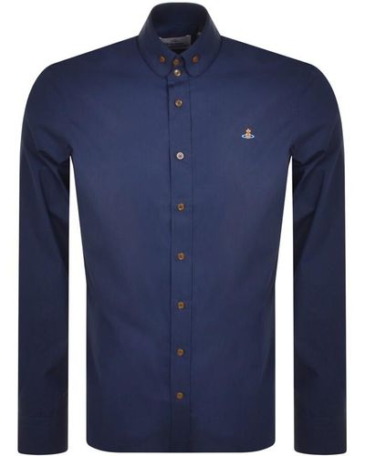 Vivienne Westwood Krall Long Sleeved Shirt - Blue