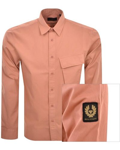 Belstaff Scale Long Sleeved Shirt - Pink