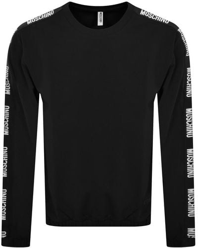 Moschino Tape Logo Sweatshirt - Black