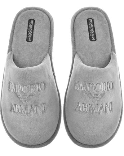 Armani Emporio Underwear Slippers - Grey