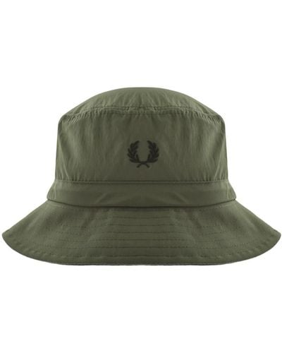 Fred Perry Adjustable Bucket Hat - Green