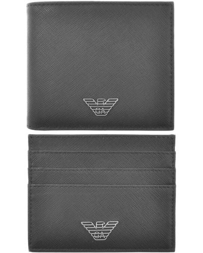 Armani Emporio Wallet Gift Set - Grey