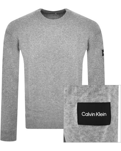 Calvin Klein Comfort Fit Jumper - Grey