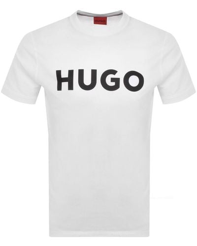 HUGO Dulivio T Shirt - White