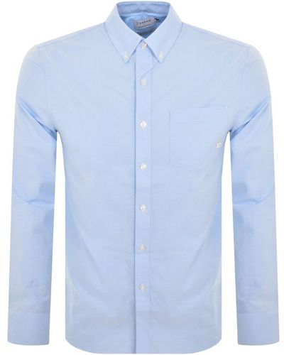 Farah Brewer Long Sleeve Shirt - Blue
