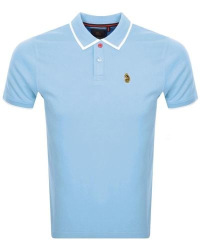 Luke 1977 Meadtastic Polo T Shirt - Blue