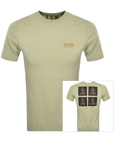 Luke 1977 Back 4 Print T Shirt - Green