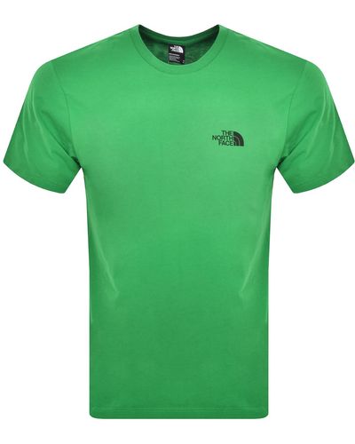 The North Face Simple Dome T Shirt - Green