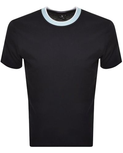 Paul Smith Regular Crew Neck T Shirt - Black