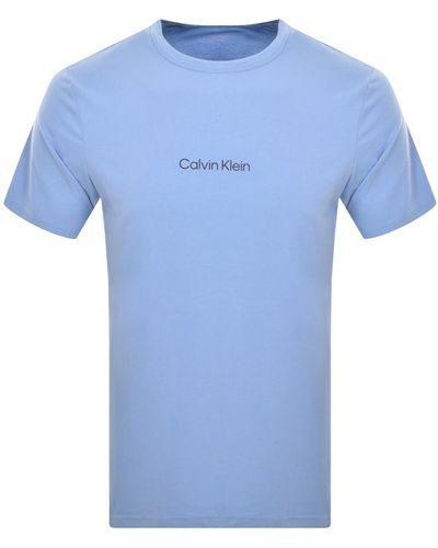 Calvin Klein Crew Neck Lounge T Shirt - Blue