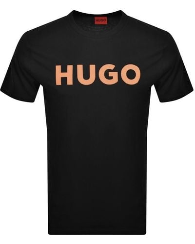 HUGO Dulivio U242 Graphic T-shirt - Black